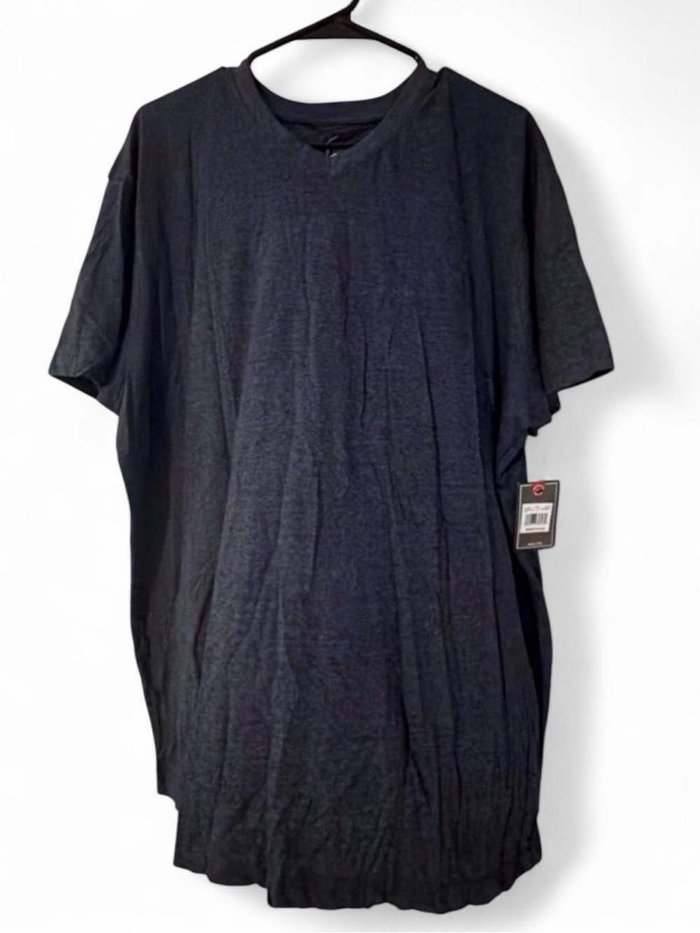 Beverly Hills Polo Club Men's Super Navy Heather V-Neck T-Shirt XL New